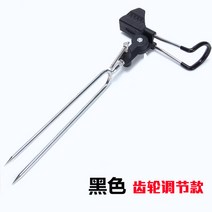 거치대 헤드 해루질장비 1단 대포 자립다리 좌대 로드홀더 낚시대거치대 낚시삼각대 원투삼각대 거치대 바다낚시 양어장, 기타, 기어(블랙)