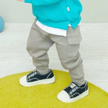 핫포켓팬츠 유아동용 안감 기모 면 100% 간지 바지 국내제작