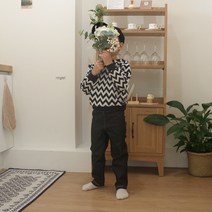 Hoglet(호글렛) 헤링본맨투맨+일자진청바지 SET 아동복상하세트 유아복상하세트 아동복 유아복 유아동복 키즈 온라인맞춤복