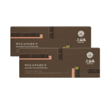 오설록 녹차 초콜릿바 3입 X 2개 (쇼핑백 포함)