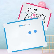 벽걸이 미니 화이트 보드 펜 자석 칠판 세트 DD-11790