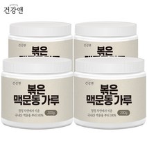 건강앤 국내산 충남 청양군 볶은 맥분동 분말 200g 계량스푼 증정, 4개