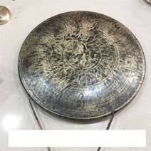 징 꽹과리 사물놀이 악기 소품, 30cm지름