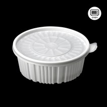 225파이 일회용 포장 탕용기 소2000ml 50세트, 1개, 50개