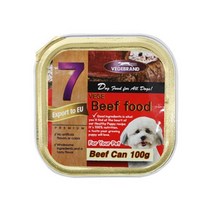 간식 파우치 소고기캔 100g 시바이누 미니핀 골든리트리버 스피츠 웰시코기 파피용 소화잘되는 닥스훈트