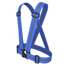 안전 오토바이 형광 반사 조끼 반사 스트랩 조끼 교통 야간 작업 달리기 사이클링 보호 복 높은 가시성 안, 03 파란