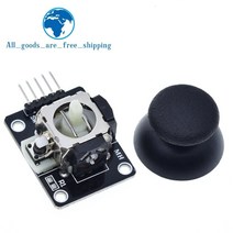 호환 부품 보드 개발 Arduino 이중 축 XY 조이스틱 모듈용 고품질 PS2 제어 레버 센서 KY-023 정격 4.9/5