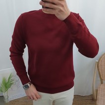 굿데이마이트 24 Color 남녀공용 부드러운 캐시미어 라운드 니트