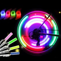 폰데코 자전거 휠라이트 부메랑 LED 라이트 안전등, WING타입_휠라이트 그린