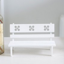 우드 벤치 의자 미니어처 나무 인형가구 커피숍 예쁜소품 미니멀 오브제 빈티지 소품, 브라운 (KC2383)