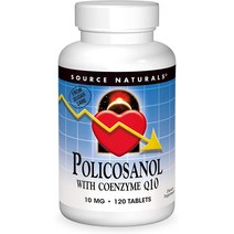 소스네츄럴스 쿠바산 폴리코사놀10 120정 코엔자임Q10 30mg 함유