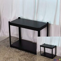 고릴라랙 800X400X900 2단 2종 택1 렉 세탁기렉 베란다정리, 블랙