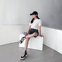 하이탑 레이스업 이중올드창 스니커즈 커플스니커즈 운동화 이중창신발 캐쥬얼슈즈 단화