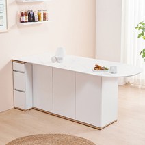 홈바 테이블블겸 식탁 좁은주방 수납장 세라믹 상판 계산대 보조테이블 원룸주방