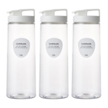 락앤락 잡기쉬운 물병 3p, 1.5L 화이트 X 6P, 1500