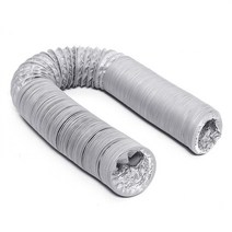 2-8M 호일 덕트 피팅 주방 유연한 배기 인라인 팬 에어컨 콘센트, 01 Diameter 80mm_04 length 8M