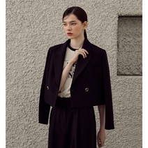 에고이스트 AK수원점 에고이스트 싱글버튼 크랍 시크 자켓 (EN3OJK01)