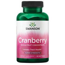 스완슨 크랜베리 추출물 420mg 60소프트젤 X 1통, 1개, 기본