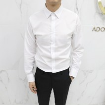 아도르클래식 무지 하이스판 프리미엄 정장 기본 카라 드레스 와이셔츠