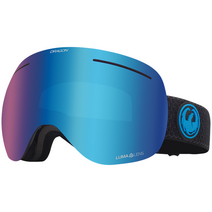Dragon 스포츠고글 X1 Goggles, Split Blue/LumaLens Blue Ion+L