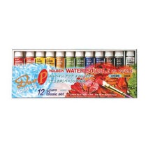 [홀베인]수용성유화물감세트 DUO15mlx12색