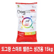 [더텐덴탈츄 2P증정]도그랑 스마트밸런스 15kg 대형견 기능성사료
