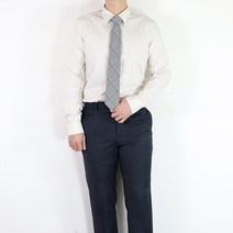 바쏘옴므 2022SS 만능 베이지 스판 남자 와이셔츠 W1TD04ABG