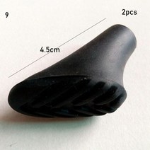 등산스틱 1/2pcs 새로운 블랙 노르딕 워킹 폴 트렉 텔레스코픽 Alpenstock Crutch 스틱 하이킹 액세서리, 18 -2pcs Style 9