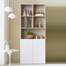 힘찬리빙 네미 800 와이드 다용도 높은 5단 수납장, 네미 800 높은 수납장, 화이트