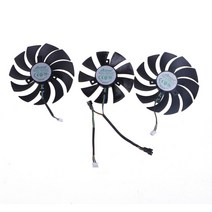 Radeon RX 5600 용 3Pcs 12V GA91S2H 4 핀 그래픽 카드 냉각 VGA 팬, 한개옵션0