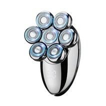 휴대용 삭발면도기 이발소 전기 민머리 면도기 머리 밀기, 7헤드 단품 구성+이발기+코털 정리기