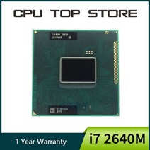 인텔 코어 i7-2640M 2.8GHz 듀얼 4MB CPU 노트 북 프로세서 i7 2640M SR03R, 한개옵션0