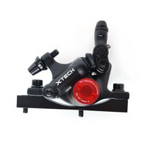 Xtech 유압 브레이크 135MM 디스크 피스톤 어댑터 키트 M365 Pro 1S 2 전동 스쿠터 악세사리Mi 부품, 04 black and black