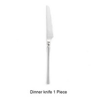 18/10 스테인리스 서양식 식기 나이프 스푼 포크 티스푼 젓가락 세척기 안전 세트, Dinner knife