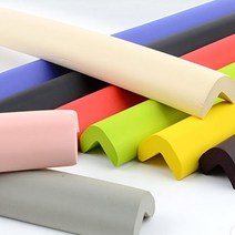 HY 스폰지형 모서리 코너보호대 쿠션 패드 코너가드 어린이집안전용품, 옐로우-대