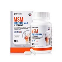 미국 MSM 조인트케어맥스1350mg x 60정 2개 엔젯오리진, 1세트