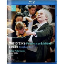 [Blu-ray] Simon Rattle 2007년 베를린필 송년 음악회 (conducts Mussorgsky & Borodin) : 보로딘: 교향곡 2번 ...