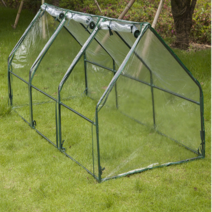 미니비닐하우스만들기 원터치 소형 온실 이동식 셀프 조립식 비닐하우스 제작, 6X2.5m BL04218