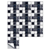 데크시공 목조 주택 농막 테라스 데크 조립식 10pcs 10x10cm diy 타일 스티커 주방 욕실 홈 빈티지 모자이크 벽 타일 스티커 방수 자체 접착 바닥 데칼, i