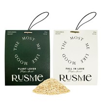 [러스미]**런칭특가**차량용(옷장)방향제 천연우드칩 퍼퓸샤쉐 20g, 플랜트 러버 1개