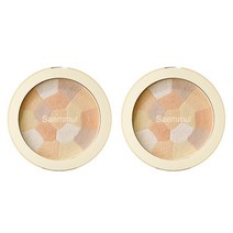 (1+1) 더샘 샘물 루미너스 멀티 하이라이터 8g, 02 골드 베이지, 2개