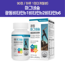 임산부 수유부 마그네시움 마그네슘제제 산화마그네슘 비타민B 비타민비 비타민b1 비타민b2 비타민b6, 1000mg/90정