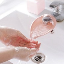 세면대 수전 연장대 물튀김 방지 워시헬퍼 수도꼭지 늘리기 이지탭, 핑크, 1개
