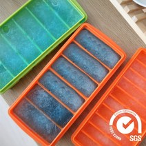 시둥마켓 +[시둥마켓]+_ 실리콘큐브트레이 실리콘아이스몰드 얼음메이커 모양틀 실리콘얼음틀, 여름 홈카페 국내생산 스틱형 실리콘 얼음트레이 6, 그린