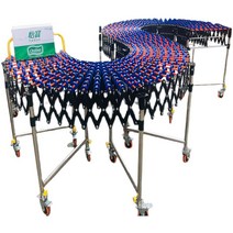 자바라 콘베이어 벨트 물류 이동 작업 컨베어 콘베어, 길이 1m X 폭 800mm (금속 바퀴)