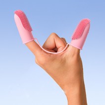 한타오 반려동물 손가락칫솔 3P세트, 3개 세트