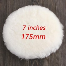 광택기 폴리셔 5가지 크기 75-180mm 양모 연마 디스크 자동차 왁싱 버핑 페인트 케어 폴리셔 패드 세척 액, 05 180mm