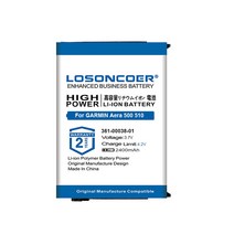 LOSOCOER 2400mAh 361-00038-01 가민 Nuvi 500 Nuvi500 510 550 Aera 560 Zumo 660, 한개옵션0