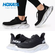 호카오네오네 호카원원 CLIFTON EDGE Black/White 여성 운동화