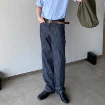 논페이드 스트레이트 셀비지 데님